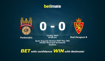 Pontevedra gegen Real Zaragoza B Vorhersage, Quoten und Wetttipps 19.05.2024