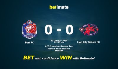 Port FC vs. Lion City Sailors FC – Vorhersage, Quoten und Wetttipps 30.10.2024