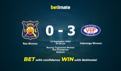 Røa Frauen vs. Valerenga Frauen Vorhersage, Quoten und Wetttipps 09.11.2024