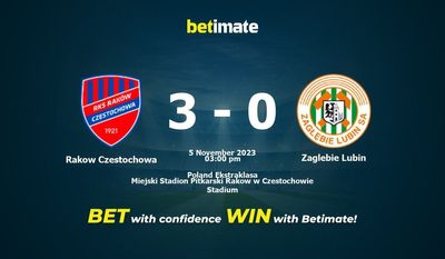 Rakow Czestochowa vs. Zaglebie Lubin Vorhersage, Quoten und Wetttipps 11.05.2023