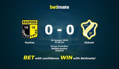Raufoss vs. Stabaek Vorhersage, Quoten und Wetttipps 26.01.2024