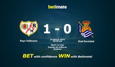 Rayo Vallecano vs. Real Sociedad Vorhersage, Quoten und Wetttipps 16.03.2025