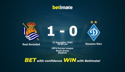 Real Sociedad vs. Dynamo Kiew – Prognose, Quoten und Wetttipps – 12.12.2024