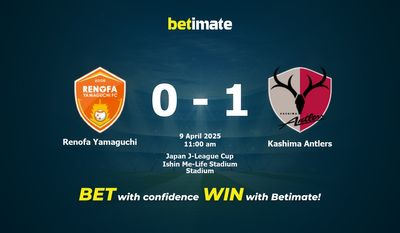 Renofa Yamaguchi vs. Kashima Antlers – Vorhersage, Quoten und Wett-Tipps 04.09.2025