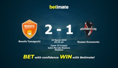 Renofa Yamaguchi vs. Roasso Kumamoto – Vorhersage, Quoten und Wett-Tipps – 23.03.2025