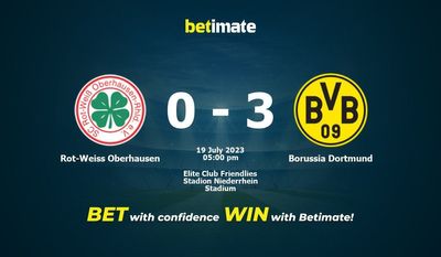Rot-Weiss Oberhausen vs. Borussia Dortmund Vorhersage, Quoten & Wetttipps 19.07.2023