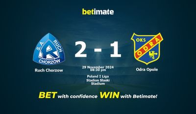 Ruch Chorzow gegen Odra Opole Vorhersage, Quoten und Wetttipps 29.11.2024