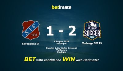 Sävedalens IF gegen Varbergs GIF FK Vorhersage, Quoten und Wetttipps 08.04.2024