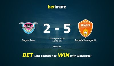 Sagan Tosu vs. Renofa Yamaguchi Vorhersage, Quoten & Wetttipps 21.08.2024