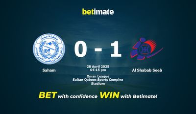 Saham vs. Al Shabab Seeb – Vorhersage, Quoten und Wett-Tipps – 28.04.2025