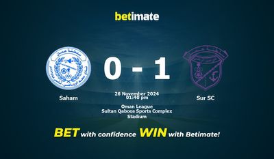 Saham vs. Sur SC – Vorhersage, Quoten und Wetttipps 26.11.2024