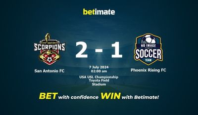 San Antonio FC vs. Phoenix Rising FC – Vorhersage, Quoten und Wetttipps 07.07.2024