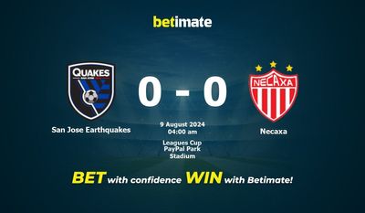 San Jose Earthquakes vs. Necaxa – Vorhersage, Quoten und Wetttipps, 09.08.2024