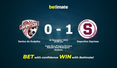 Santos de Guápiles vs. Deportivo Saprissa Vorhersage, Quoten & Wetttipps 26.11.2023
