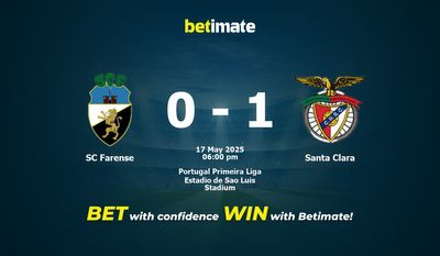 SC Farense vs. Santa Clara Vorhersage, Quoten und Wetttipps 17.05.2025