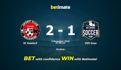 SC Kalsdorf vs. USV Gnas Vorhersage, Quoten & Wetttipps 03.11.2023