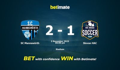 SC Mannswörth vs. Slovan HAC Vorhersage, Quoten & Wetttipps 03.11.2023