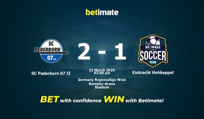 SC Paderborn 07 II vs. Eintracht Hohkeppel Vorhersage, Quoten & Wett-Tipps 22.03.2025