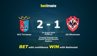 SCU Torreense vs. UD Oliveirense Vorhersage, Quoten & Wetttipps 24.08.2024