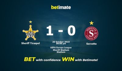 Sheriff Tiraspol vs. Servette Vorhersage, Quoten und Wetttipps 26.10.2023