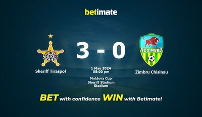 Sheriff Tiraspol gegen Zimbru Chisinau Vorhersage, Quoten und Wetttipps 05.01.2024