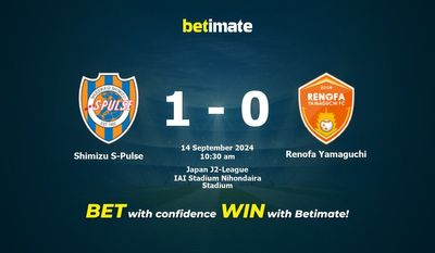 Shimizu S-Pulse vs. Renofa Yamaguchi – Vorhersage, Quoten und Wetttipps 14.09.2024