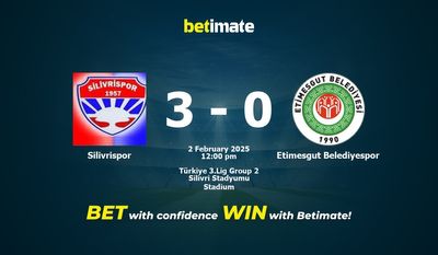 Silivrispor vs. Etimesgut Belediyespor Vorhersage, Quoten und Wetttipps 02.02.2025