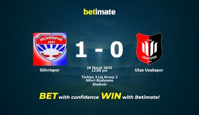 Silivrispor gegen Utas Usakspor Vorhersage, Quoten und Wetttipps 26.03.2025