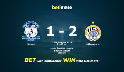 Sirens vs. Hibernians Vorhersage, Quoten und Wetttipps 25.11.2023