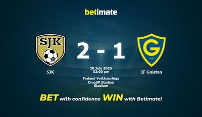 SJK gegen IF Gnistan Vorhersage, Quoten und Wetttipps 20.07.2025