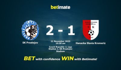 SK Prostejov gegen Hanacka Slavia Kromeriz Vorhersage, Quoten und Wetttipps 11.11.2023