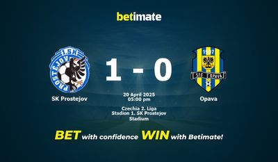 SK Prostejov gegen Opava Vorhersage, Quoten und Wetttipps 20.04.2025