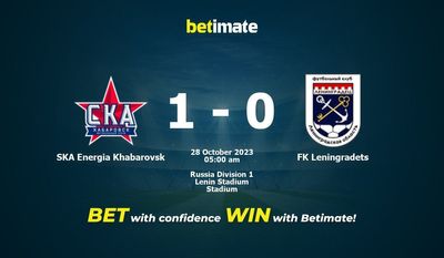 SKA Energia Chabarowsk gegen FK Leningradets Vorhersage, Quoten und Wetttipps 28.10.2023