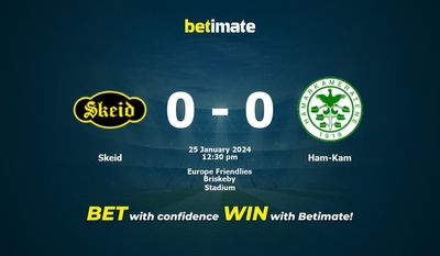 Skeid vs. Ham-Kam Vorhersage, Quoten und Wetttipps 25.01.2024