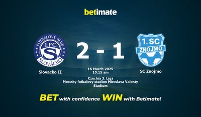 Slovacko II gegen SC Znojmo Vorhersage, Quoten und Wetttipps 16.03.2025