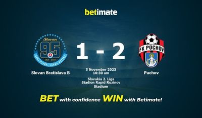 Slovan Bratislava B gegen Puchov Vorhersage, Quoten und Wetttipps 11.05.2023
