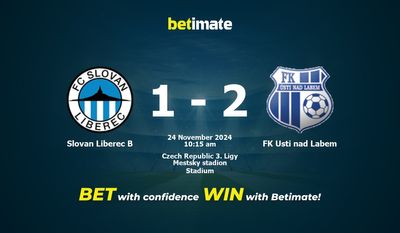 Slovan Liberec B gegen FK Usti nad Labem Vorhersage, Quoten und Wetttipps 24.11.2024