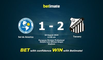 Sol de America vs. Tacuary – Vorhersage, Quoten und Wetttipps 17.08.2024