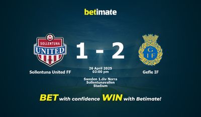 Sollentuna United FF gegen Gefle IF Vorhersage, Quoten und Wetttipps 26.04.2025