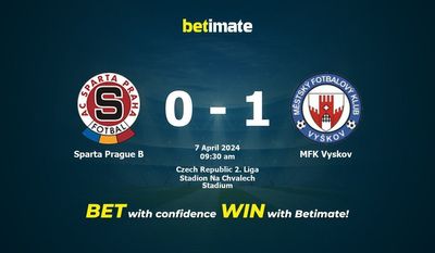 Sparta Prag B gegen MFK Vyskov Vorhersage, Quoten und Wetttipps 04.07.2024