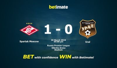 Spartak Moskau gegen Ural Vorhersage, Quoten und Wetttipps 30.03.2024