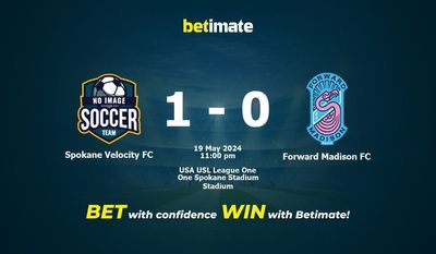 Spokane Velocity FC gegen Forward Madison FC Vorhersage, Quoten und Wetttipps 19.05.2024