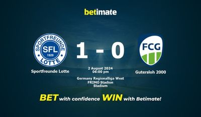 Sportfreunde Lotte gegen Gütersloh 2000 Vorhersage, Quoten & Wetttipps 08.02.2024