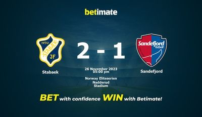 Stabaek vs. Sandefjord Vorhersage, Quoten und Wetttipps 26.11.2023