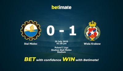 Stal Mielec gegen Wisla Krakau Vorhersage, Quoten und Wetttipps 20.07.2025
