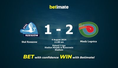 Stal Rzeszow gegen Miedz Legnica Vorhersage, Quoten und Wetttipps 08.04.2024