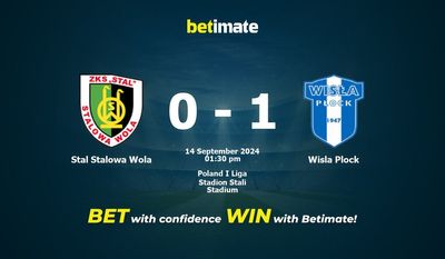 Stal Stalowa Wola gegen Wisla Plock Vorhersage, Quoten und Wetttipps 14.09.2024