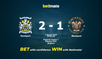 Stockport vs. Blackpool – Vorhersage, Quoten und Wetttipps 01.03.2025