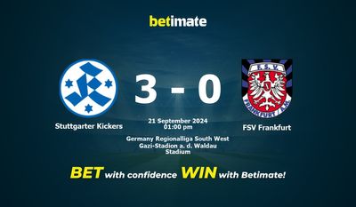 Stuttgarter Kickers vs. FSV Frankfurt Prognose, Quoten & Wetttipps 21.09.2024