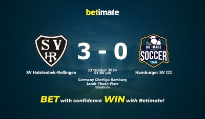 SV Halstenbek-Rellingen vs. Hamburger SV III – Prognose, Quoten und Wetttipps 13.10.2024